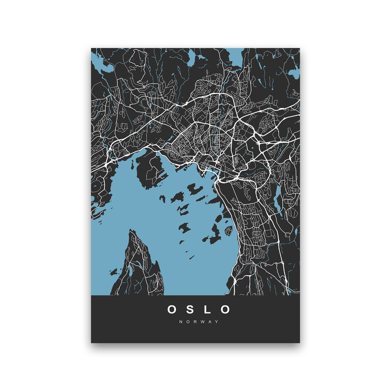 Oslo Art Print by UrbanMaps Print Only