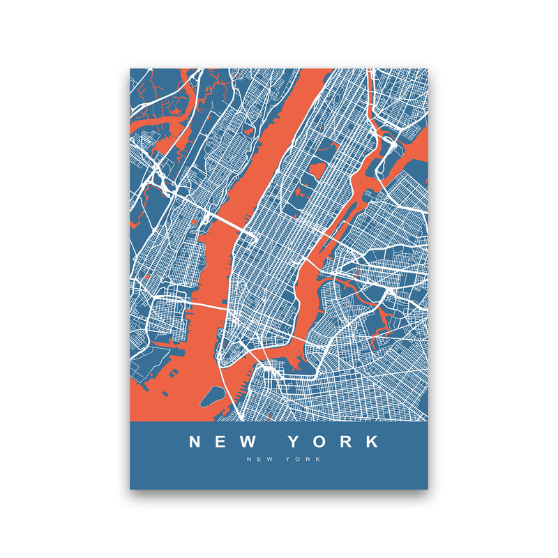 New York I Art Print by UrbanMaps Print Only