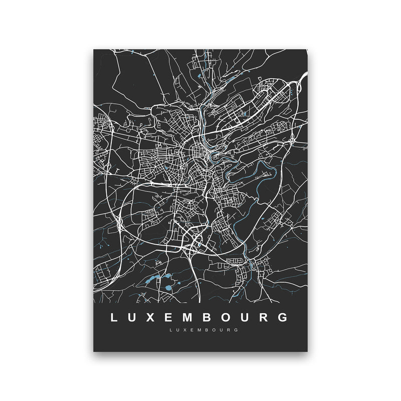 Luxembourg Art Print by UrbanMaps Print Only
