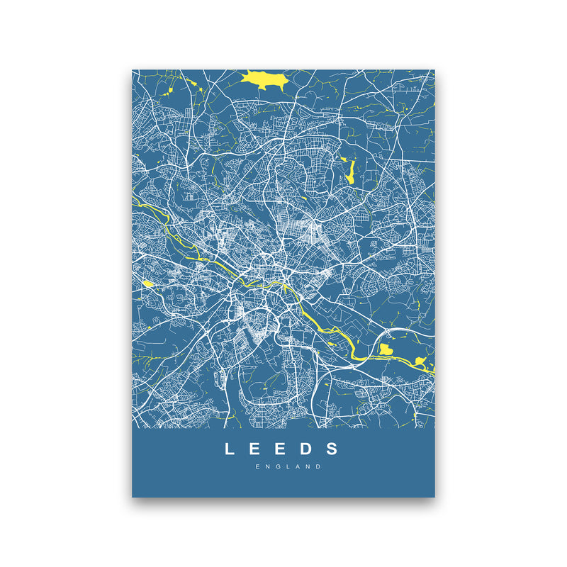Leeds II Art Print by UrbanMaps Print Only