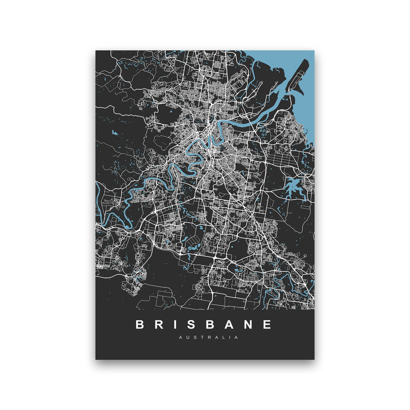 Brisbane II Art Print by UrbanMaps Print Only
