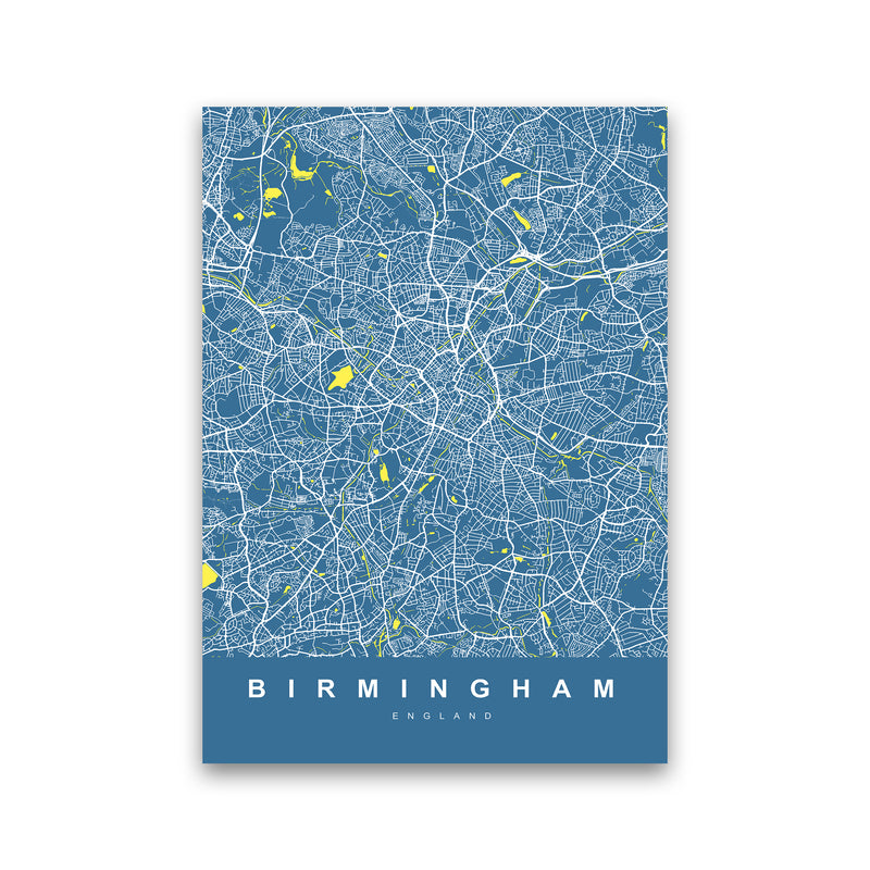 Birmingham II Art Print by UrbanMaps Print Only