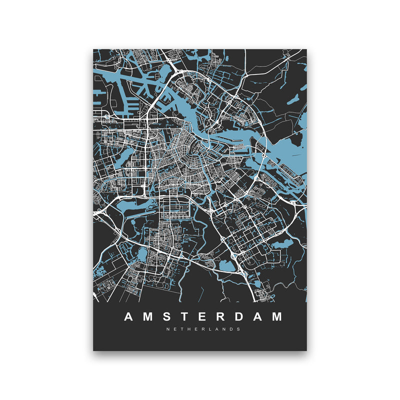 Amsterdam II Art Print by UrbanMaps Print Only