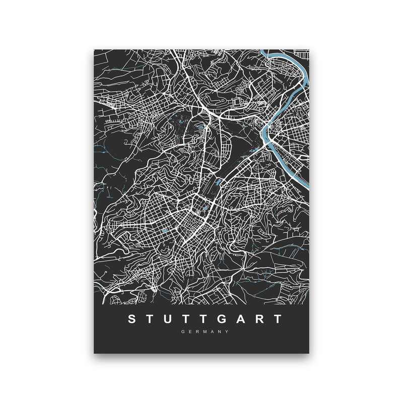 Stuttgart Art Print by UrbanMaps Print Only