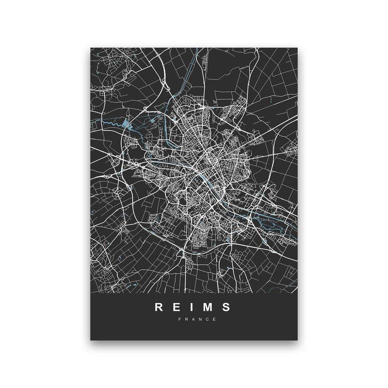 Reims Art Print by UrbanMaps Print Only