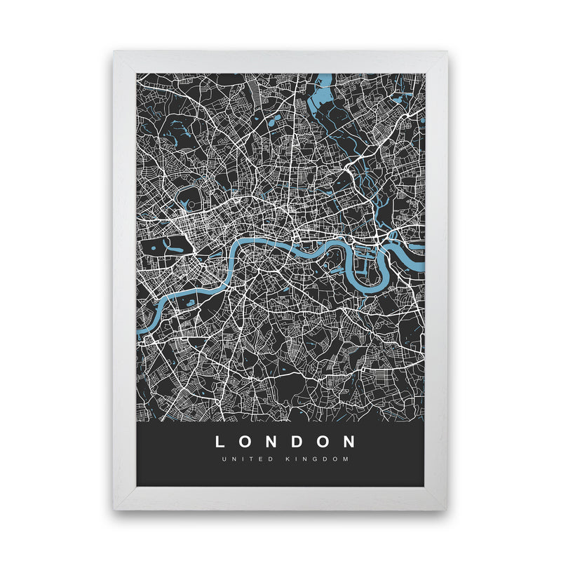 London III Art Print by UrbanMaps White Grain