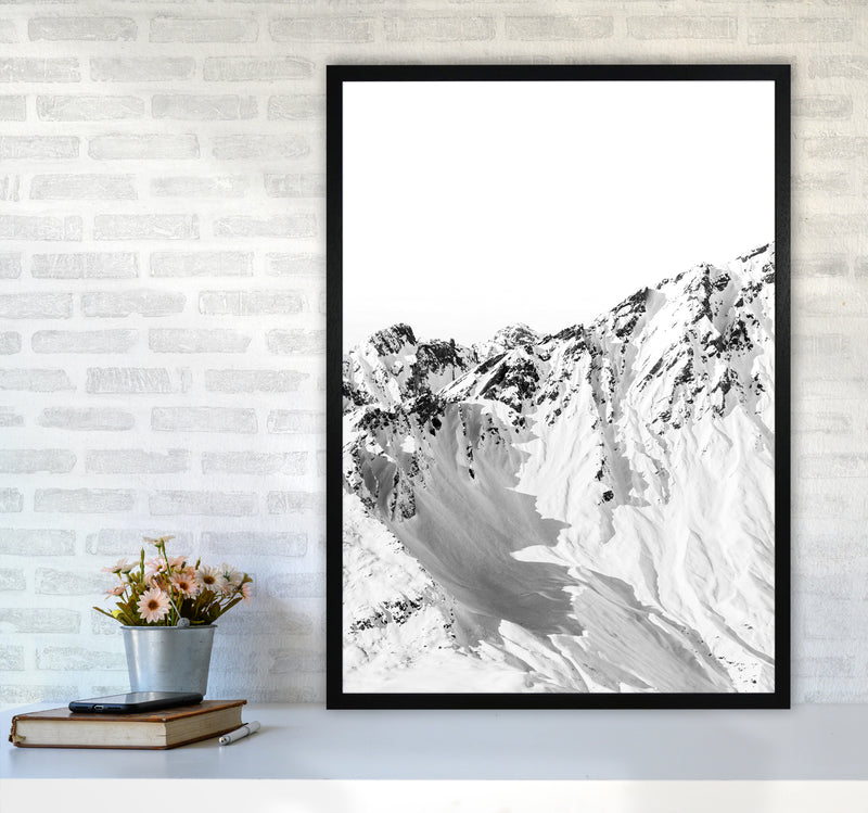Mountains Edge Photography Print by Victoria Frost A1 White Frame