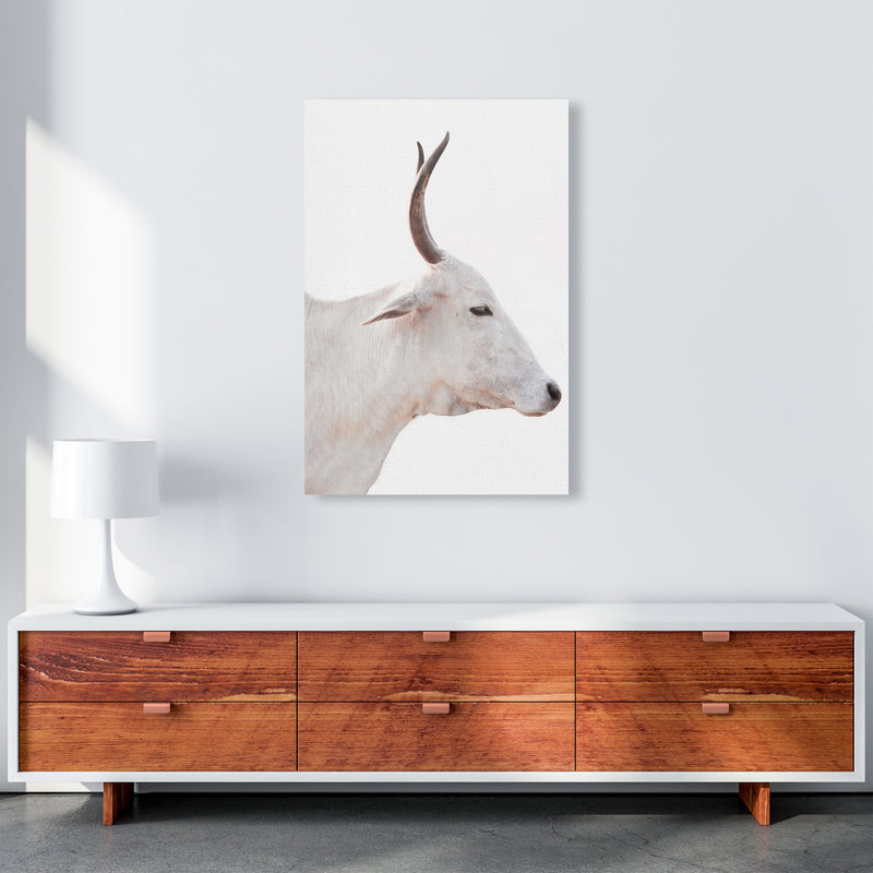 White Cow II Photography Print by Victoria Frost A1 Canvas