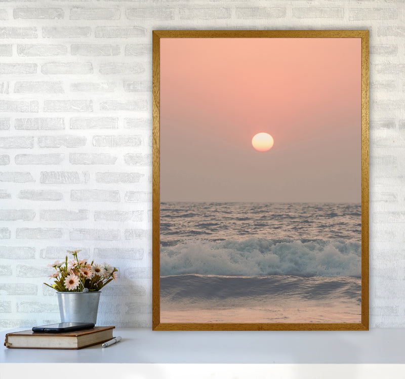 Pink beach sunset Photography Print by Victoria Frost A1 Print Only