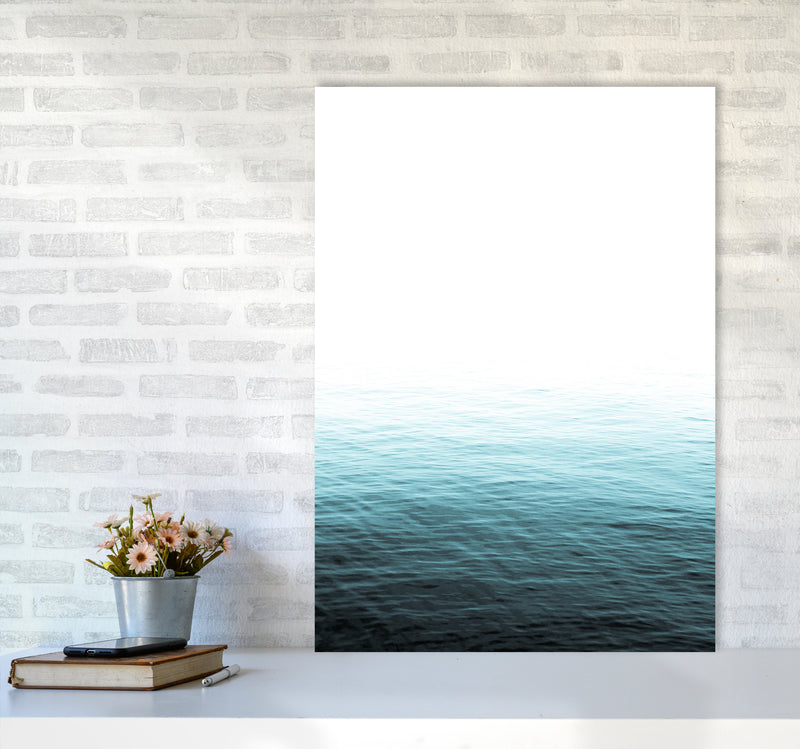 Vast Blue Ocean Photography Print by Victoria Frost A1 Black Frame