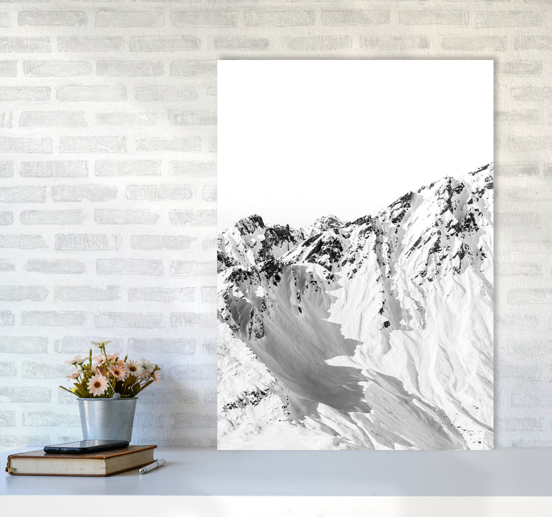 Mountains Edge Photography Print by Victoria Frost A1 Black Frame