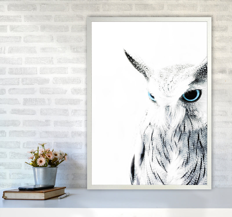 Owl I Photography Print by Victoria Frost A1 Oak Frame
