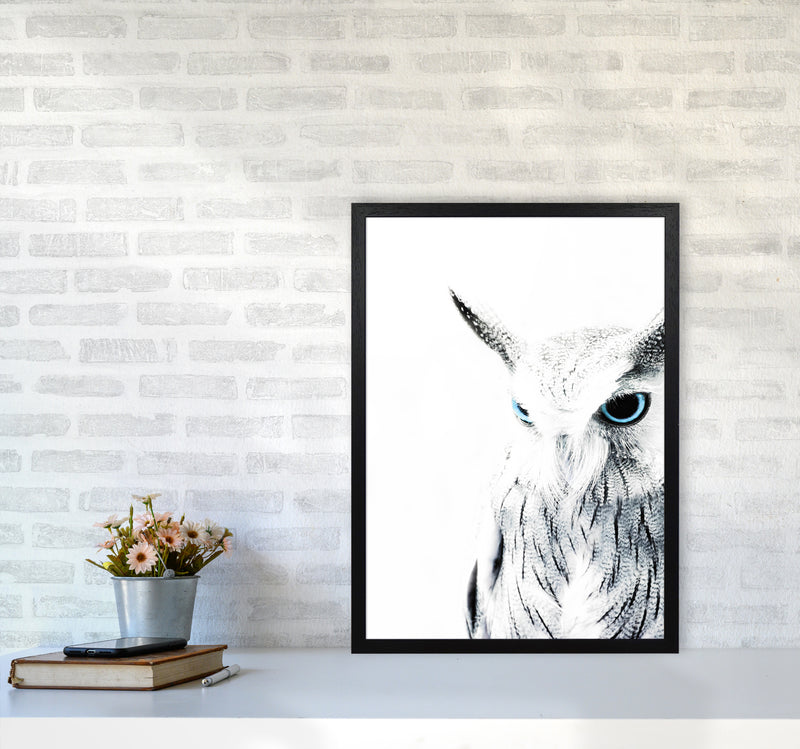 Owl I Photography Print by Victoria Frost A2 White Frame