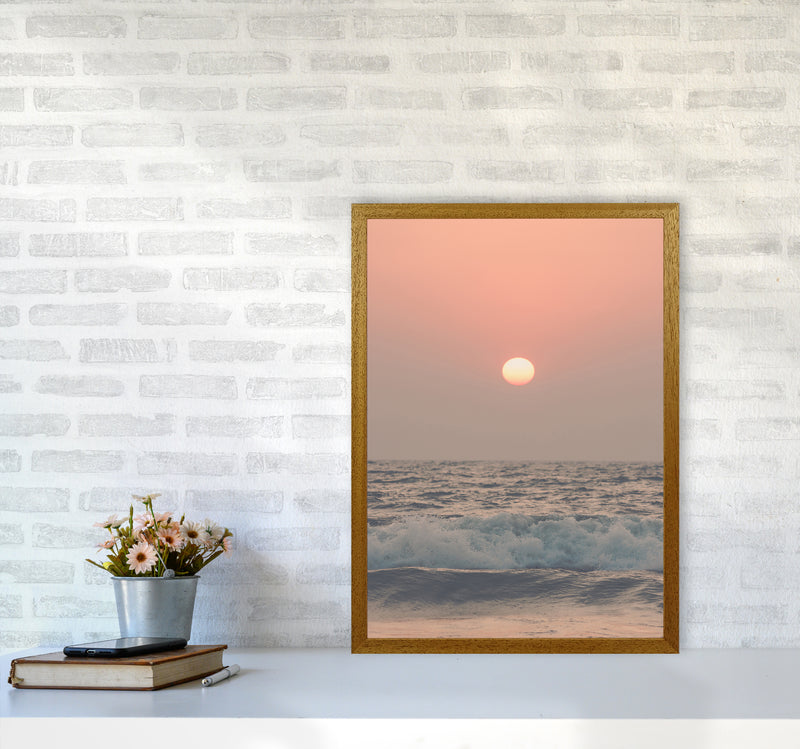 Pink beach sunset Photography Print by Victoria Frost A2 Print Only
