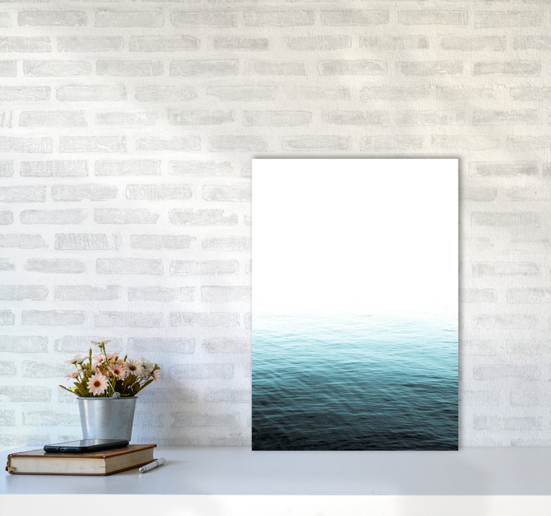 Vast Blue Ocean Photography Print by Victoria Frost A2 Black Frame