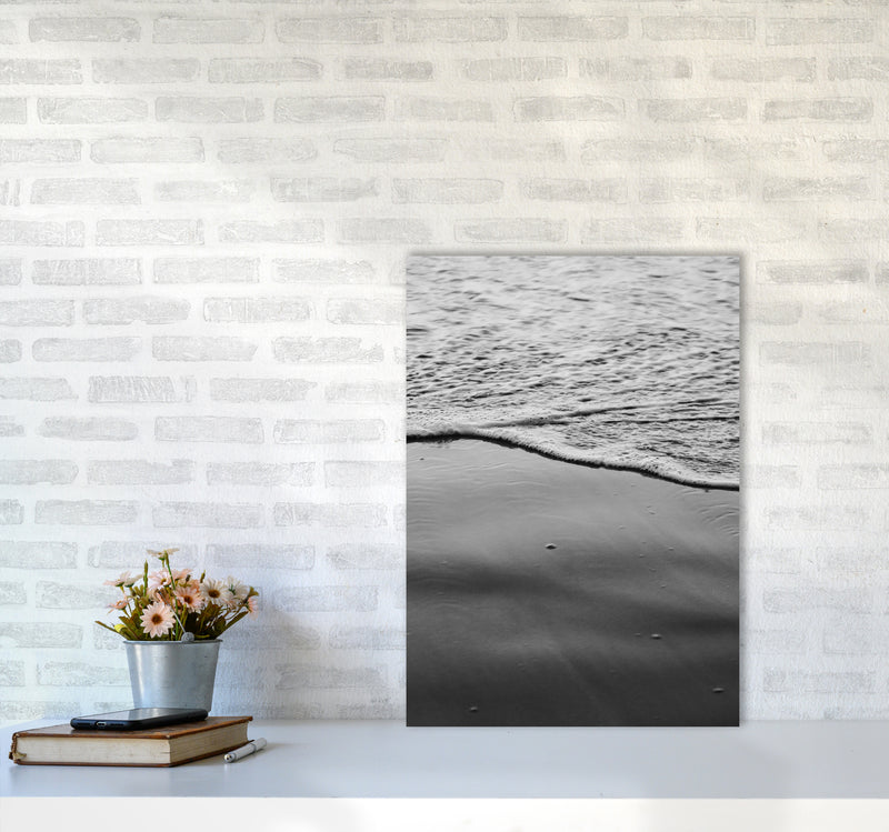 Sea Foam Photography Print by Victoria Frost A2 Black Frame
