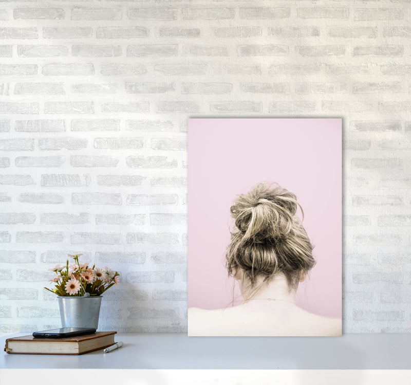 Pink Francesca Photography Print by Victoria Frost A2 Black Frame