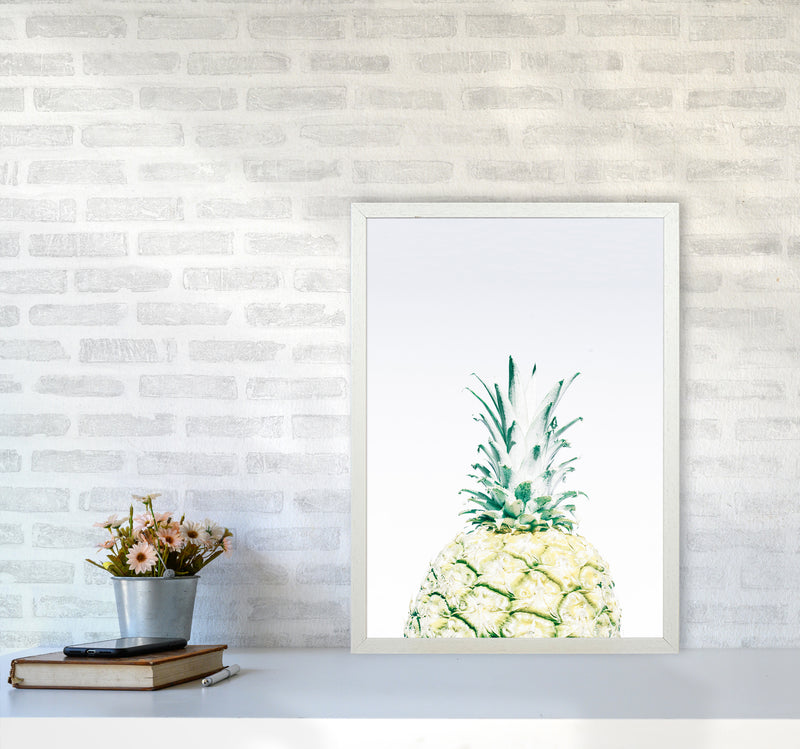 Pineapple Photography Print by Victoria Frost A2 Oak Frame