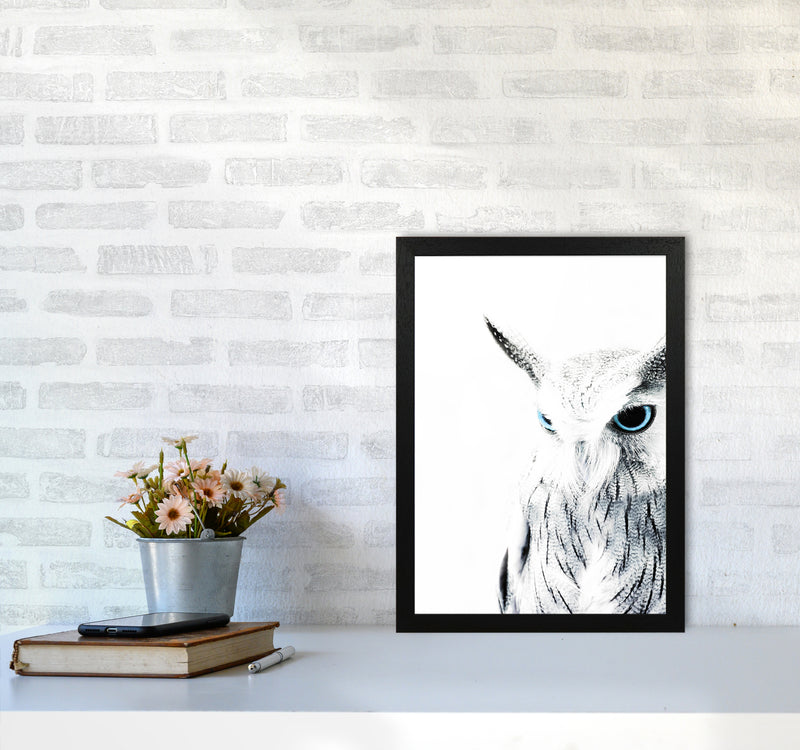 Owl I Photography Print by Victoria Frost A3 White Frame