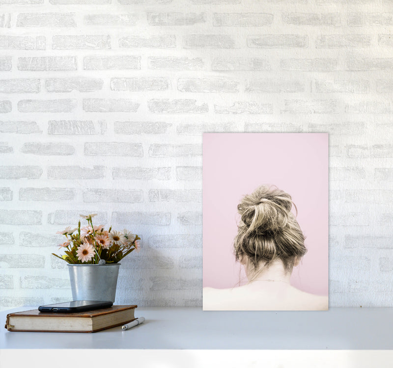 Pink Francesca Photography Print by Victoria Frost A3 Black Frame