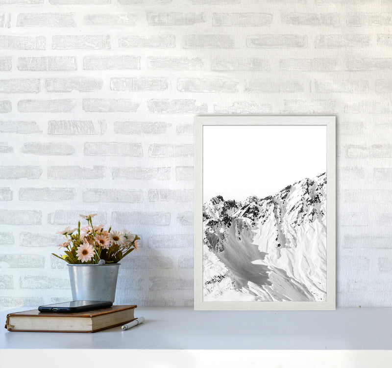 Mountains Edge Photography Print by Victoria Frost A3 Oak Frame