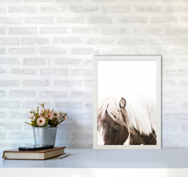 Horse III Photography Print by Victoria Frost A3 Oak Frame