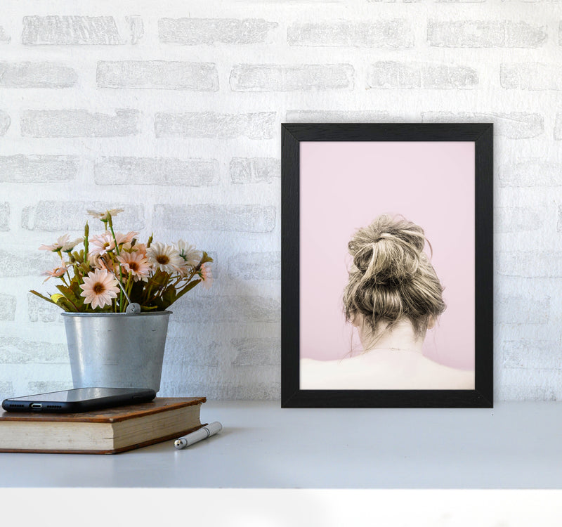 Pink Francesca Photography Print by Victoria Frost A4 White Frame