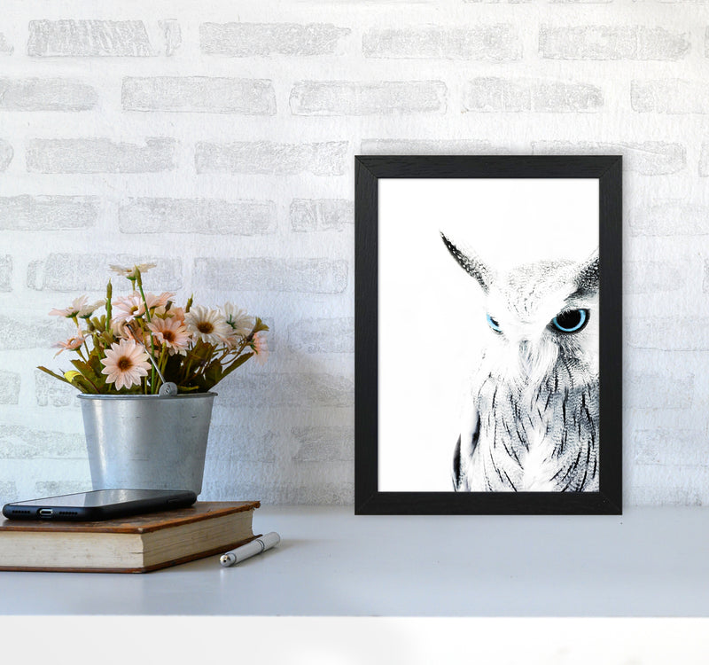 Owl I Photography Print by Victoria Frost A4 White Frame
