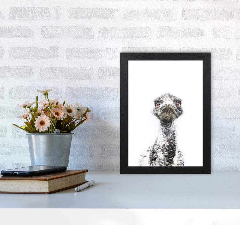 E.M.U Photography Print by Victoria Frost A4 White Frame