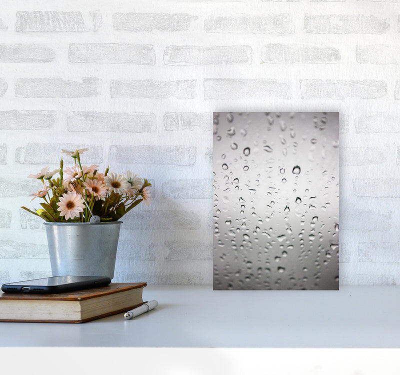 Touch of Rain Photography Print by Victoria Frost A4 Black Frame