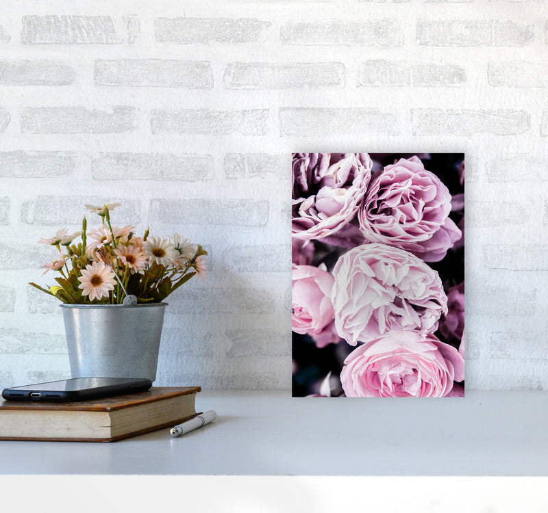 Pink Flowers I Photography Print by Victoria Frost A4 Black Frame