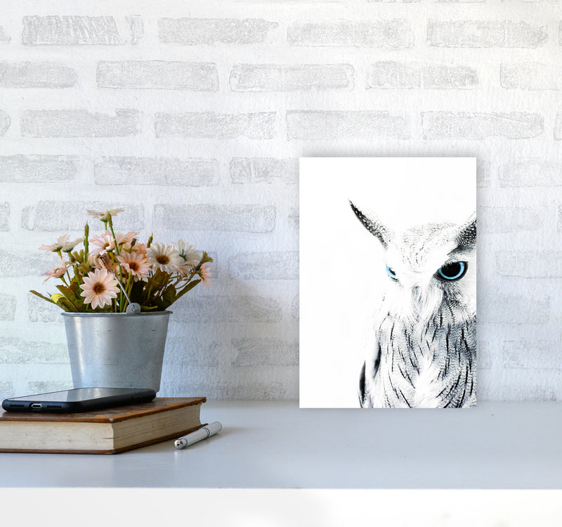 Owl I Photography Print by Victoria Frost A4 Black Frame