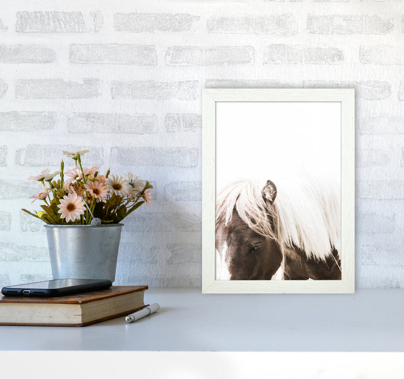 Horse III Photography Print by Victoria Frost A4 Oak Frame