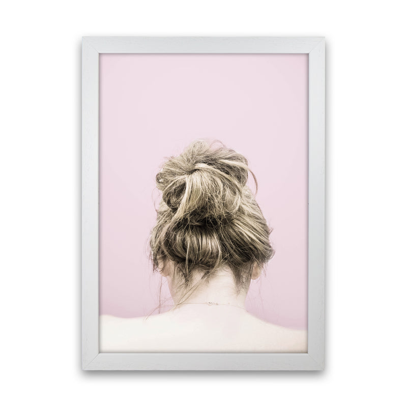 Pink Francesca Photography Print by Victoria Frost White Grain