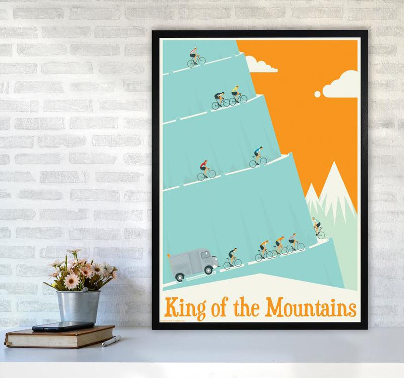 King of the Mountains by Wyatt9 A1 White Frame