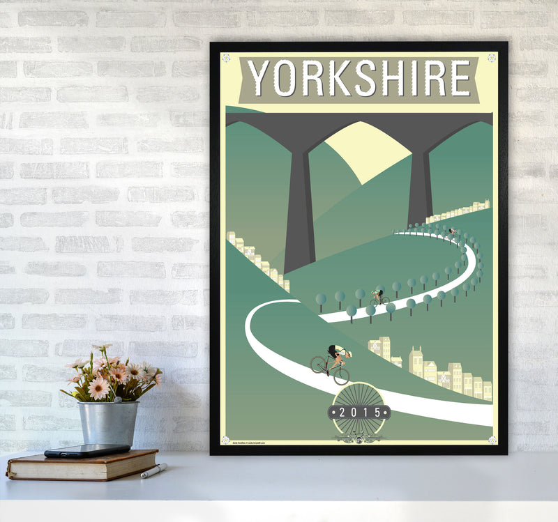 Tour De Yorkshire 2015 Hills by Wyatt9 A1 White Frame