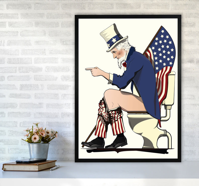 Uncle Sam loo by Wyatt9 A1 White Frame
