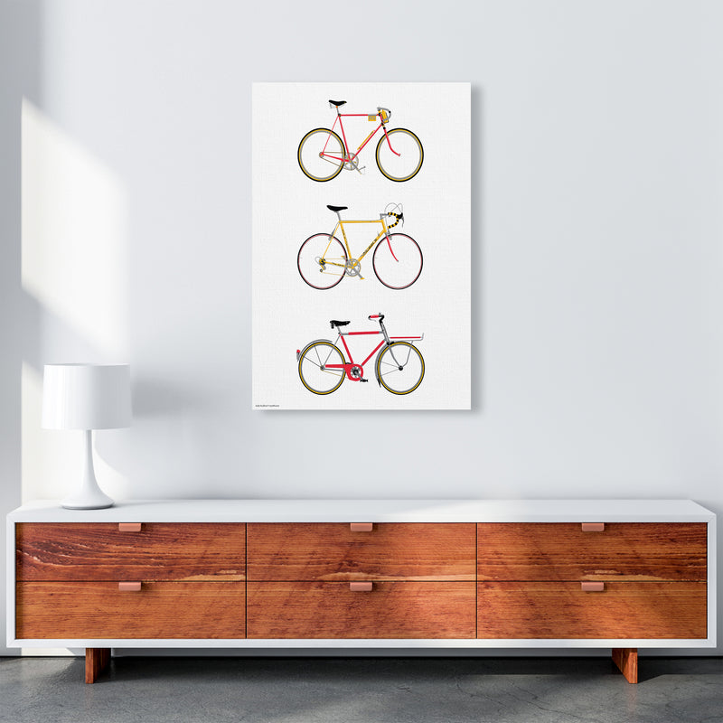 Three Bikes by Wyatt9 A1 Canvas