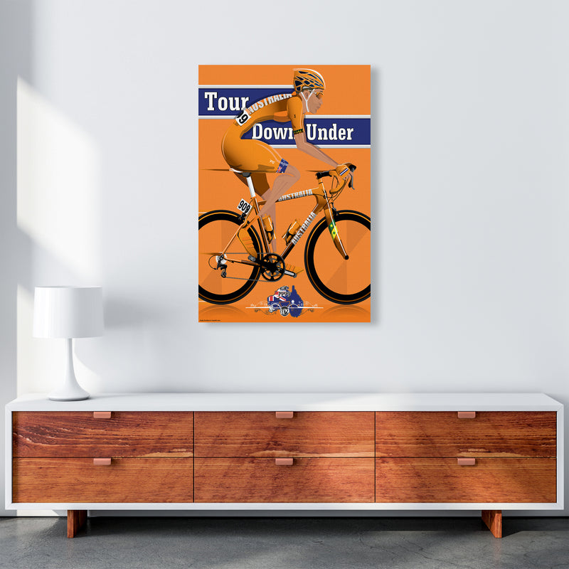 Australia Cyclist by Wyatt9 A1 Canvas