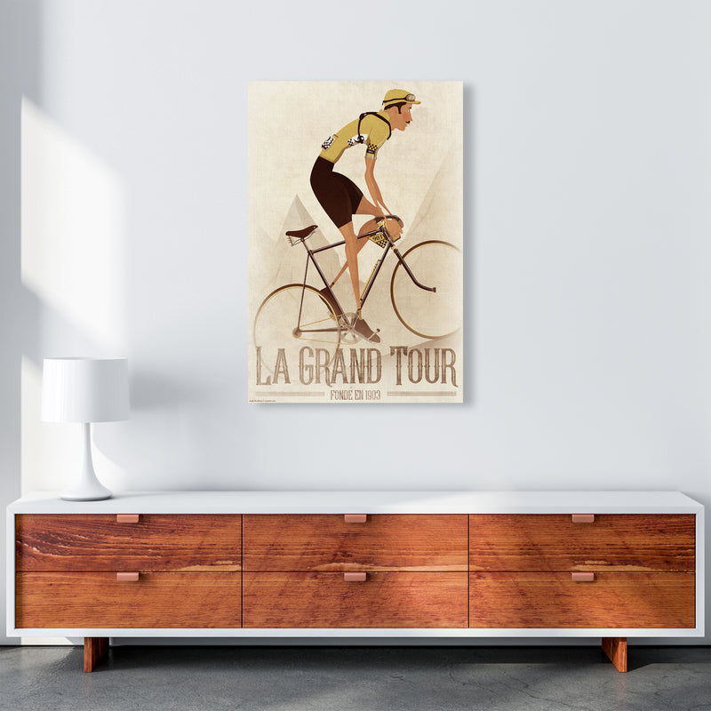 Vintage Cyclist by Wyatt9 A1 Canvas