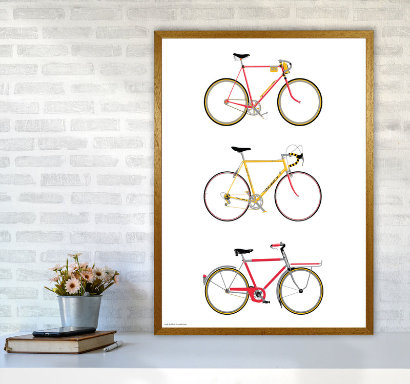Three Bikes by Wyatt9 A1 Print Only
