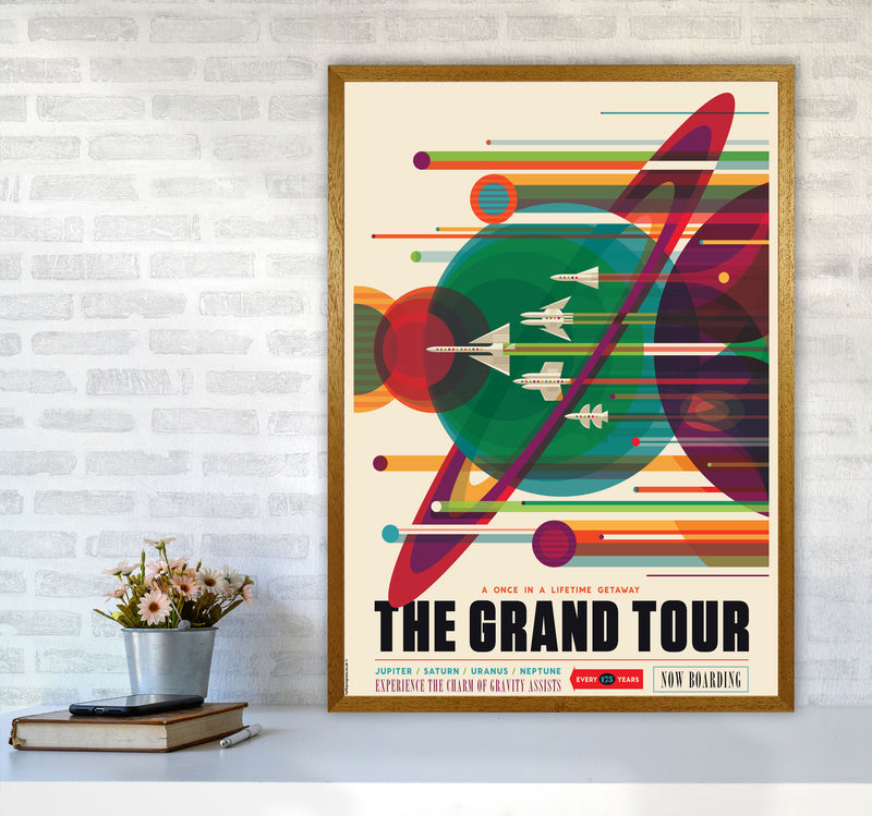Grand Tour Retro Art Print by Wyatt9 A1 Print Only