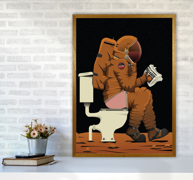 Mars on Loo by Wyatt9 A1 Print Only