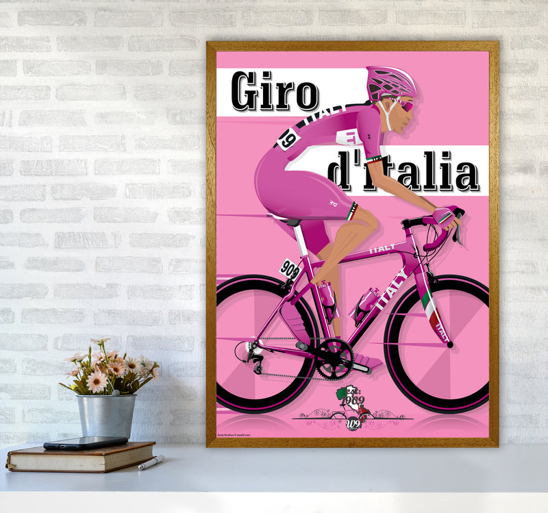 Modern Giro Cycling Print by Wyatt9 A1 Print Only