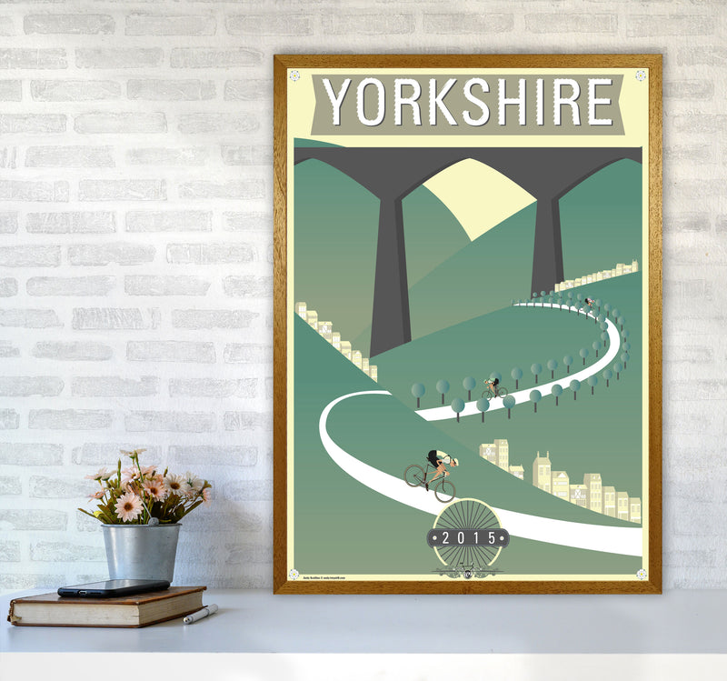 Tour De Yorkshire 2015 Hills by Wyatt9 A1 Print Only