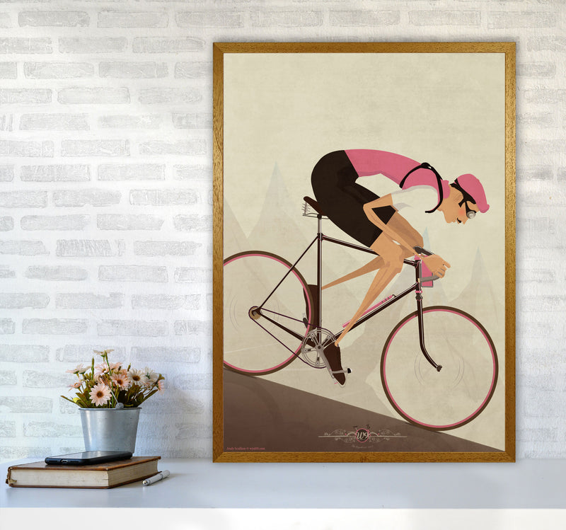 Vintage Downhill by Wyatt9 A1 Print Only