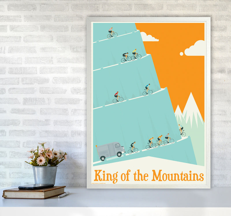 King of the Mountains by Wyatt9 A1 Oak Frame