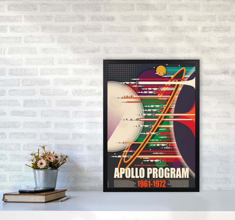 Apollo Program Art Print by Wyatt9 A2 White Frame