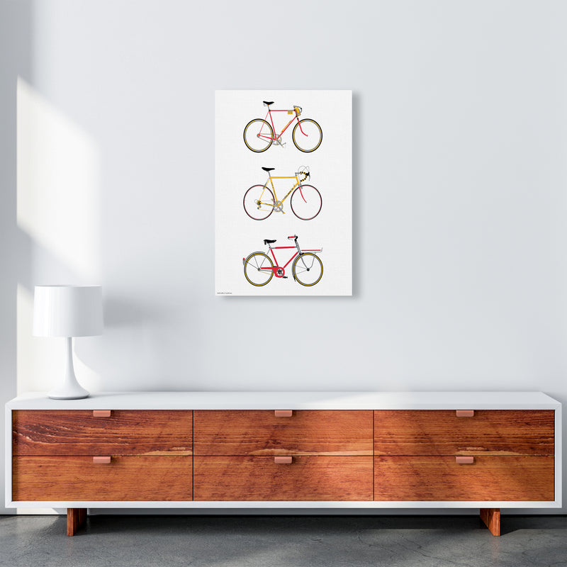 Three Bikes by Wyatt9 A2 Canvas