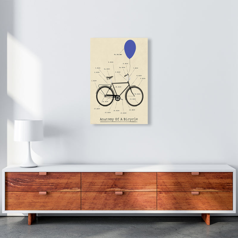 Anatomy of a Bicycle Art Print by Wyatt9 A2 Canvas